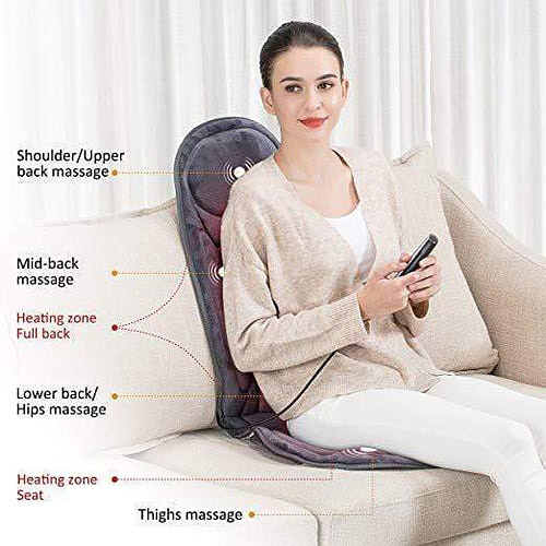 Car Seat Cushion Back Massager Heating Pad