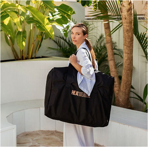 heat healer sauna blanket carry bag